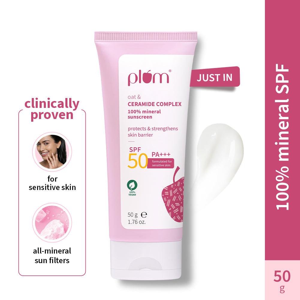 Plum Plum Oat & Ceramide Complex 100% Mineral Sunscreen