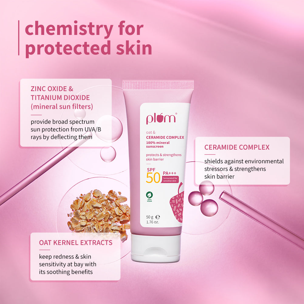 Plum Plum Oat & Ceramide Complex 100% Mineral Sunscreen