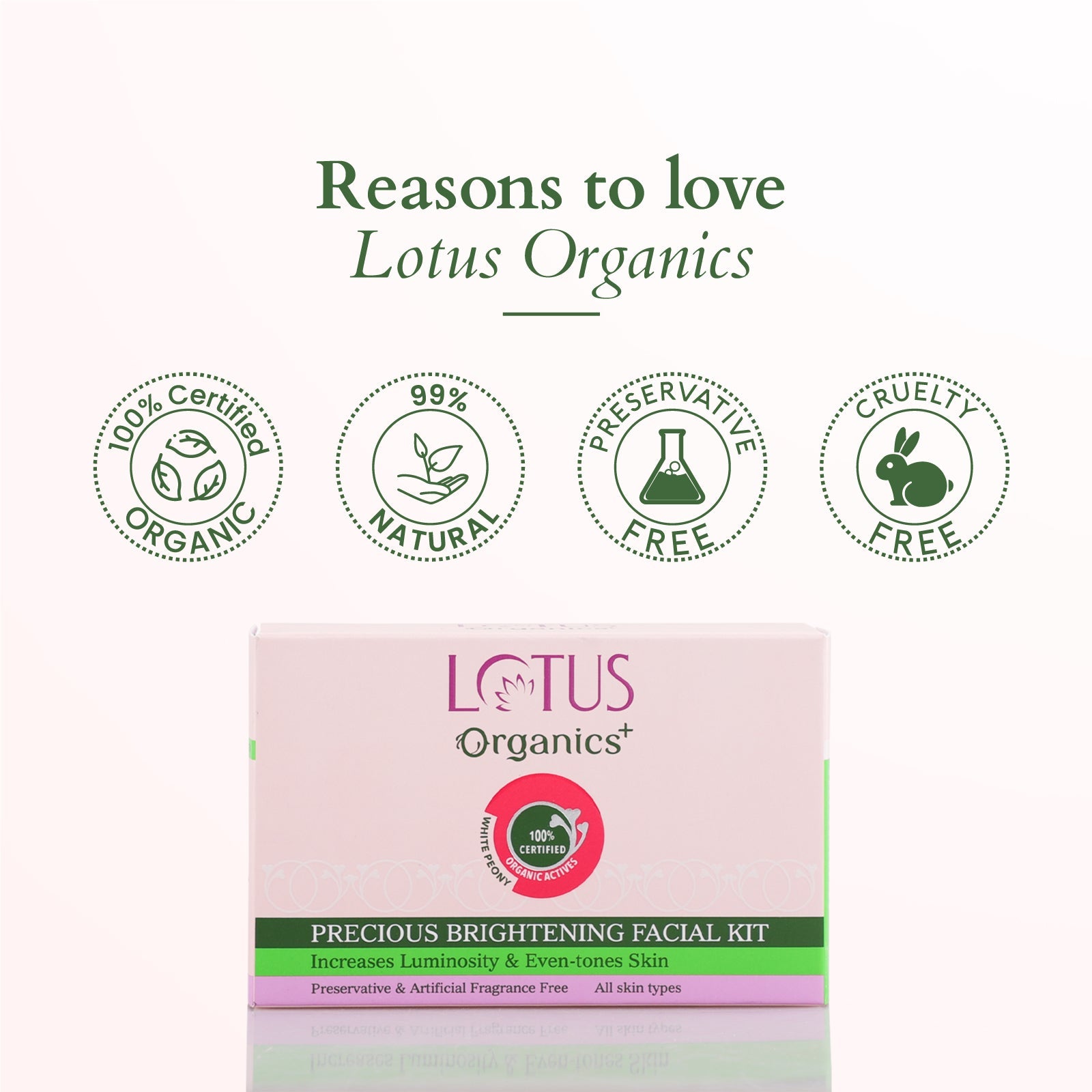 Lotus Precious Brightening Facial Kit