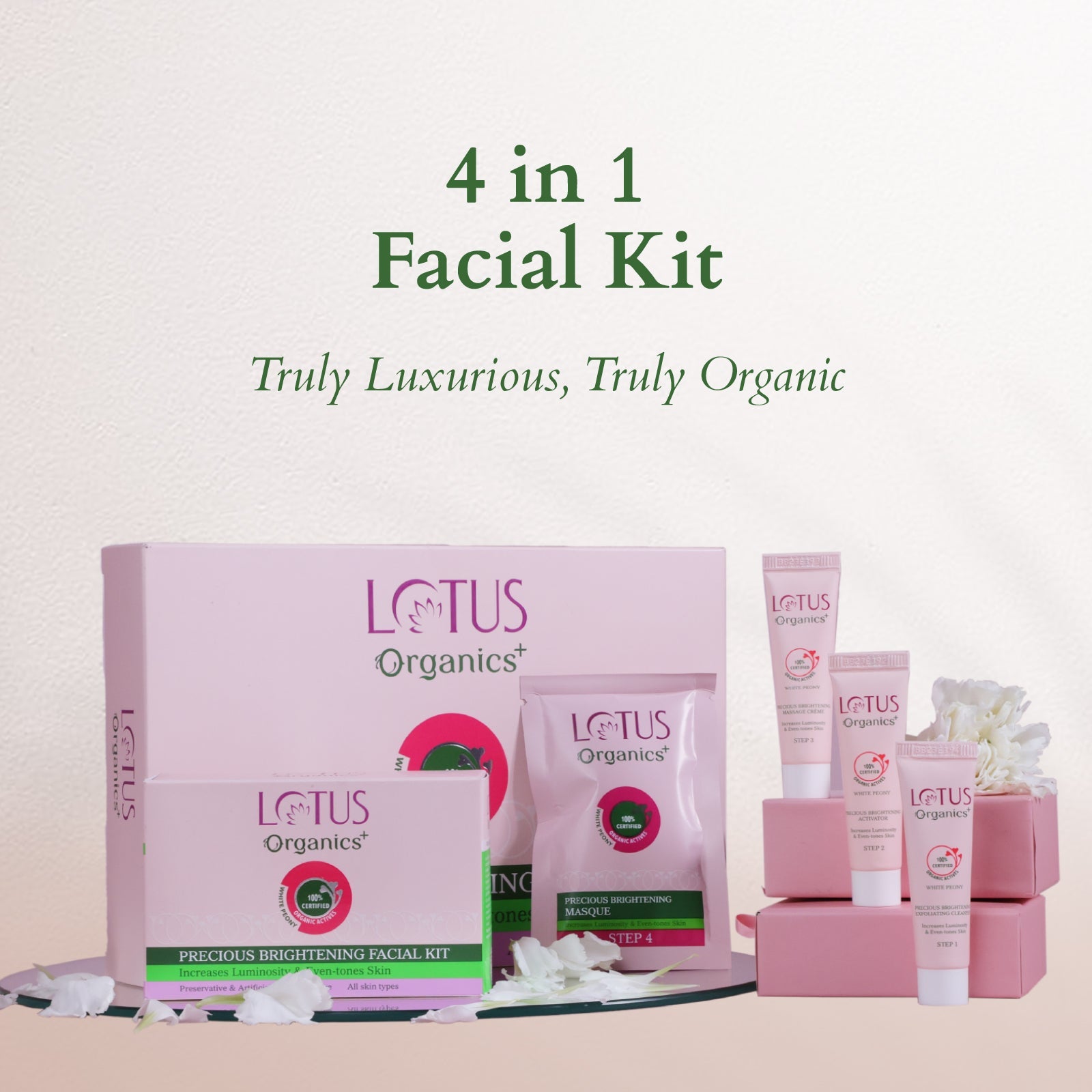 Lotus Precious Brightening Facial Kit
