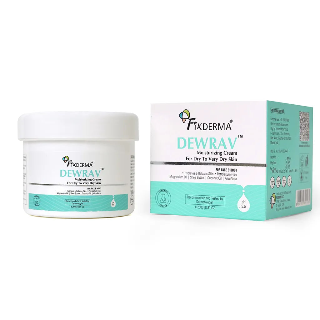 Fixderma Dewrav Moisturizing Cream For Dry To Very Dry Skin