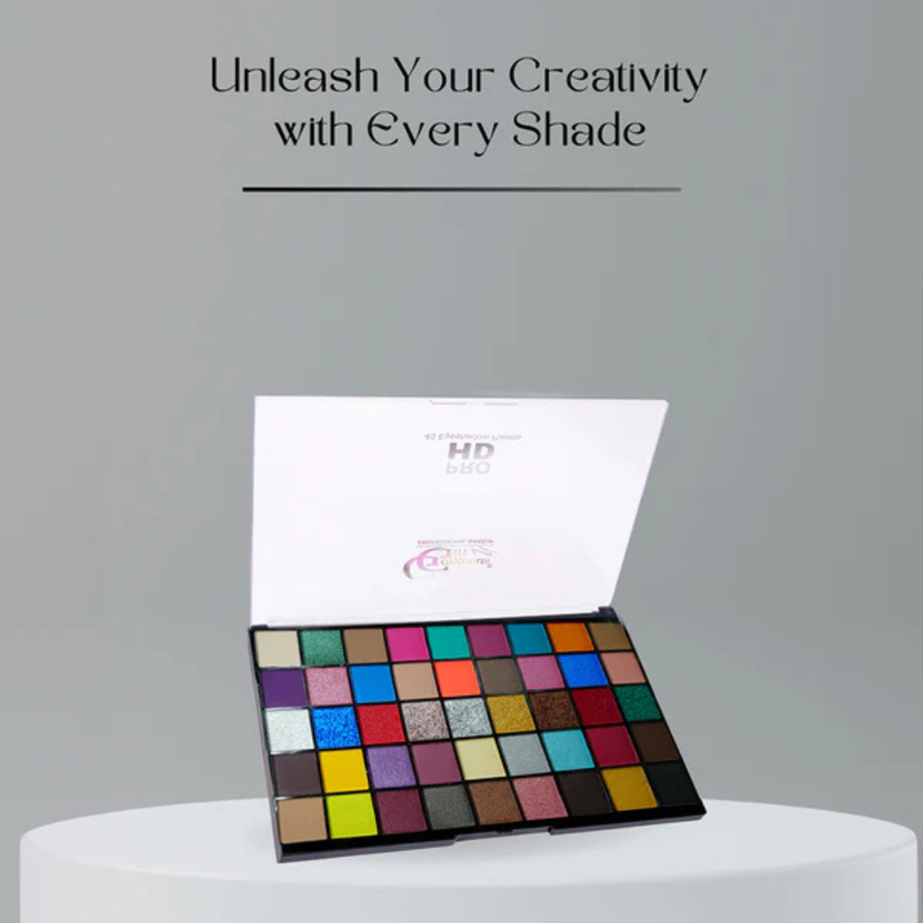 Gorgeous Girl 45 Shimmer, Metallic & Matte Colors Ultimate Eyeshadow Palette