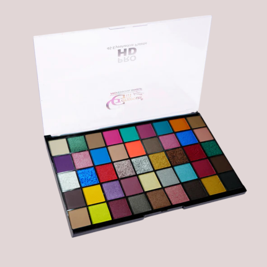 Gorgeous Girl 45 Shimmer, Metallic & Matte Colors Ultimate Eyeshadow Palette