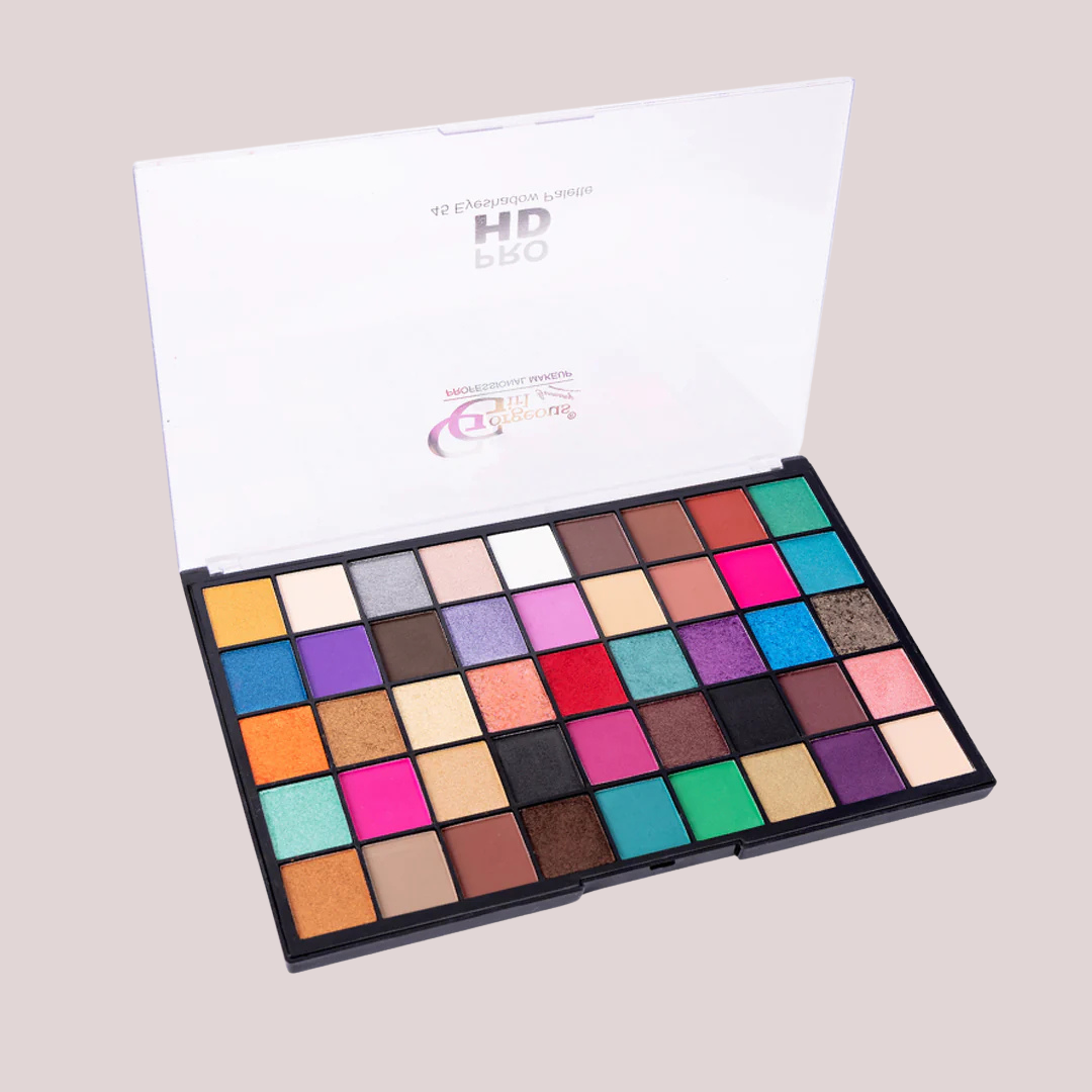 Gorgeous Girl 45 Shimmer, Metallic & Matte Colors Ultimate Eyeshadow Palette