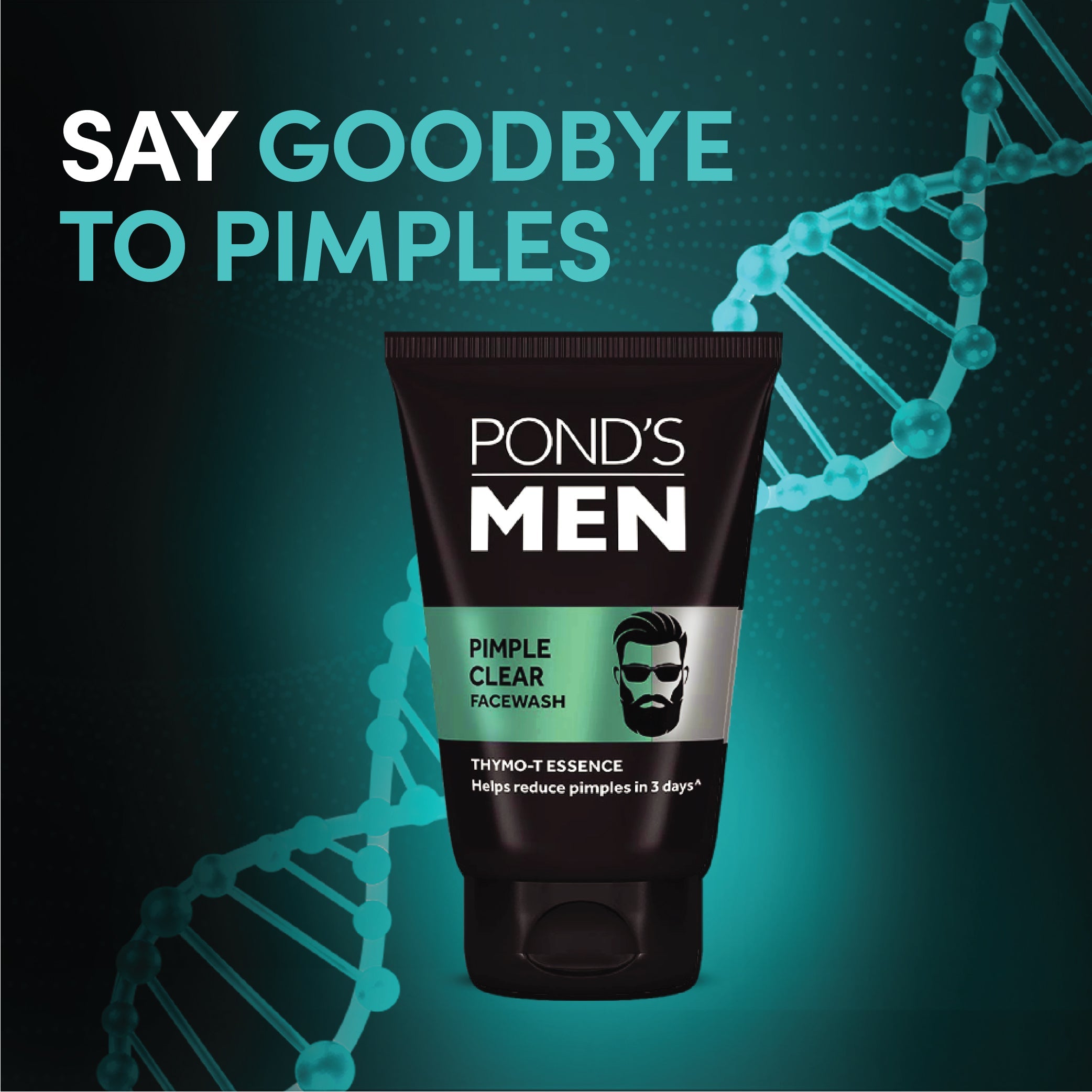 POND'S Men Pimple Clear Facewash With Thymo-T Essence, (100gm)