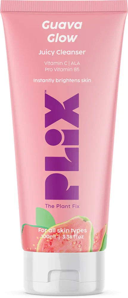 Plix Guava Glow Vitamin C Brightening Face Cleanser – 100ml