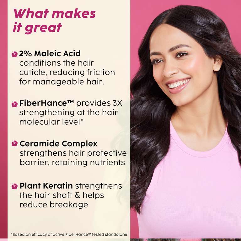 Plix Hibiscus 10-in-1 Bond Repair Serum for Manageable Hair, Reduced Breakage & Nourished Strands, 50ml