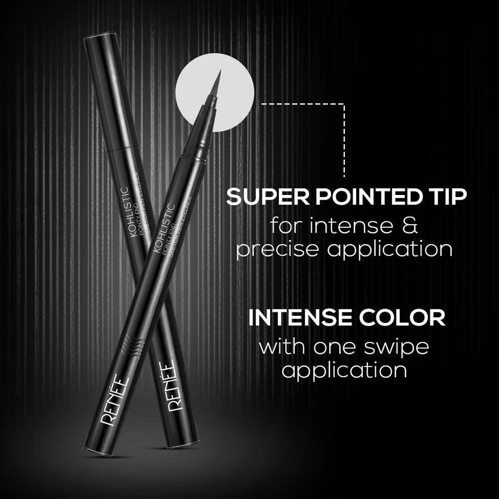 RENEE Midnight Kohl Kajal & Pointy End Sketch Pen Eyeliner Combo