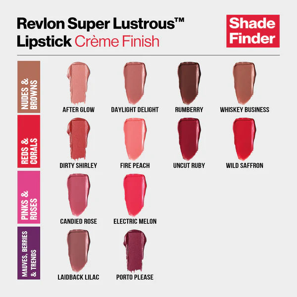 Revlon Super Lustrous™ Lipstick - Crème & Pearl Finish