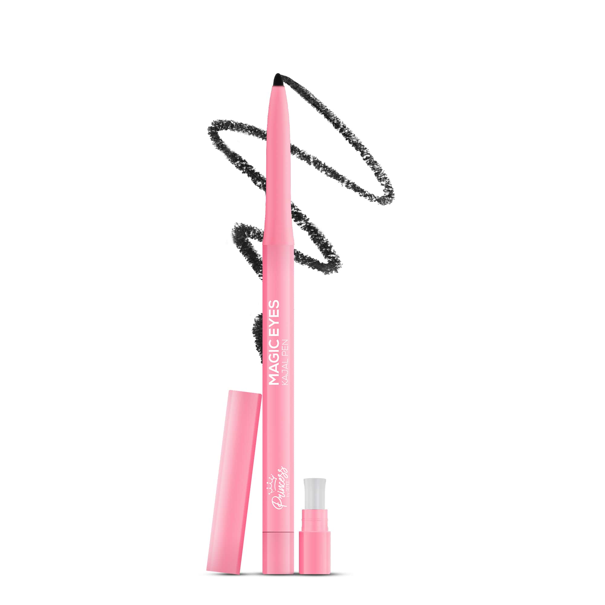 Princess by RENEE Magic Eyes Kajal Pen For Preteens, Safe & 100% Naturally Derived Ingredients, Ophthalmologically Tested