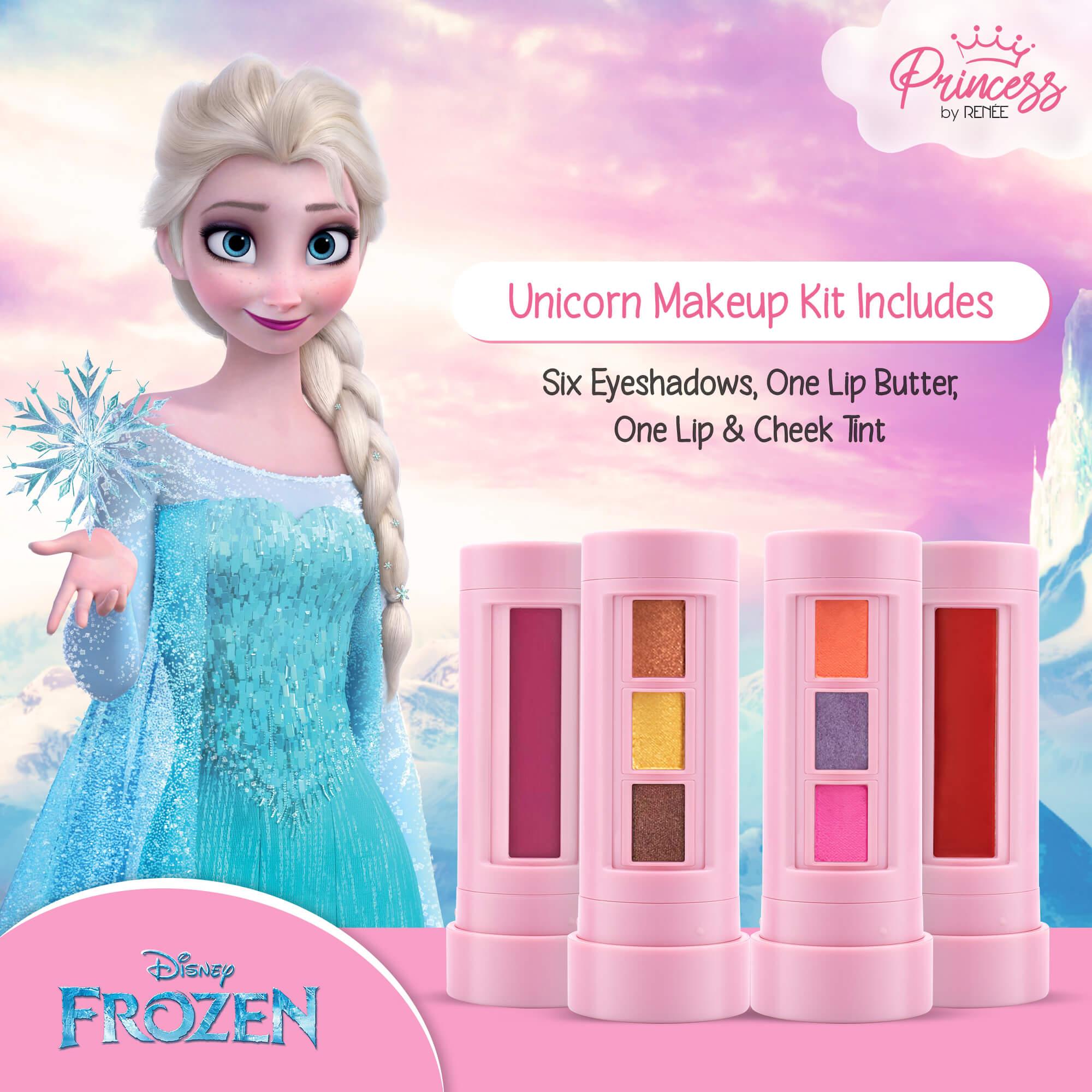 Disney Frozen Princess By RENEE Unicorn Makeup Kit Elsa 7.4g