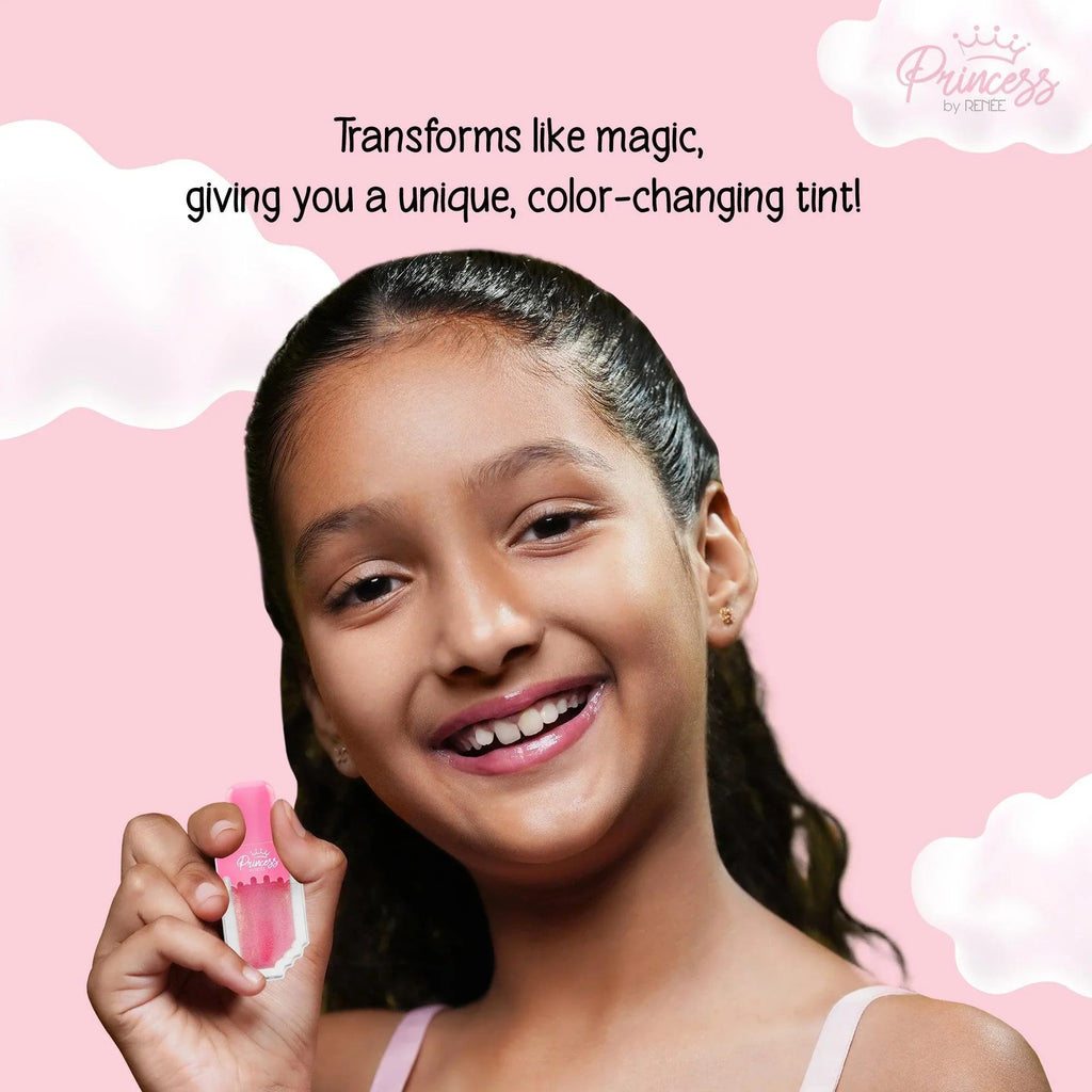 Princess By RENEE Sugar Sparkles Colour Changing Lip Gloss, 4 ml