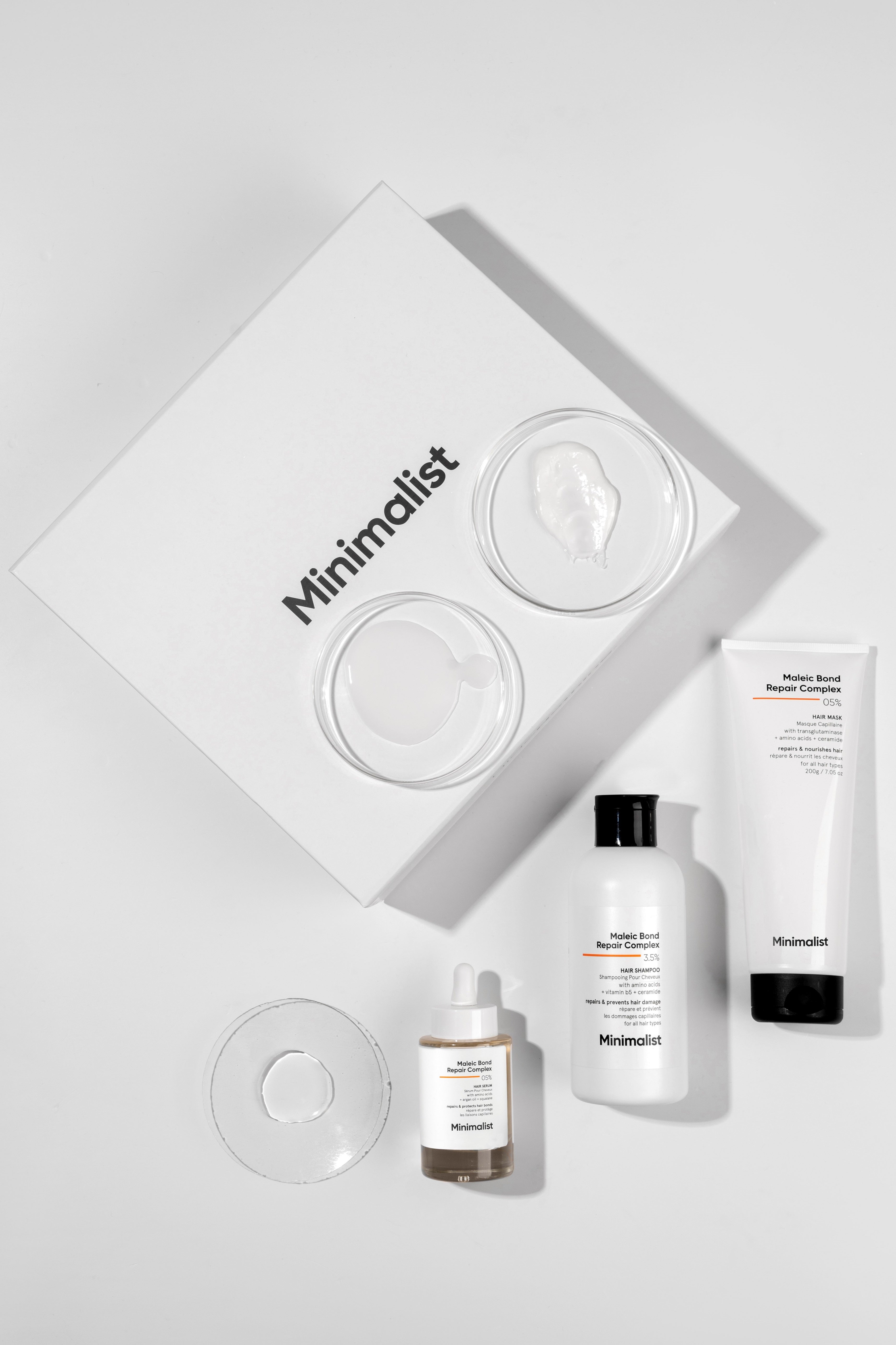 Minimalist Maleic Bond Repair Hair Care Gift Set