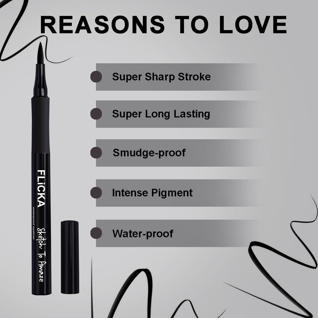 Flicka Sketch To Amaze Pen Eyeliner