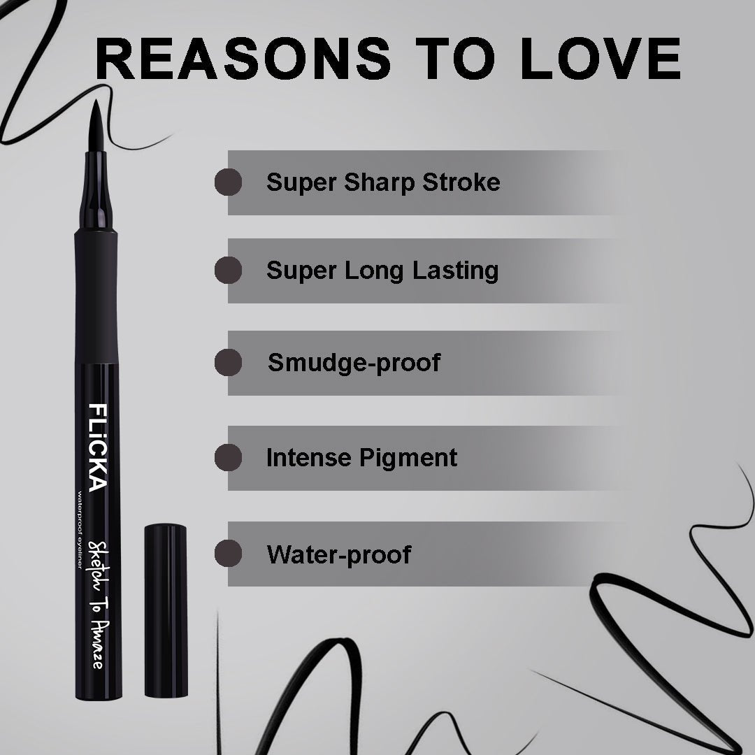 Flicka Sketch To Amaze Pen Eyeliner