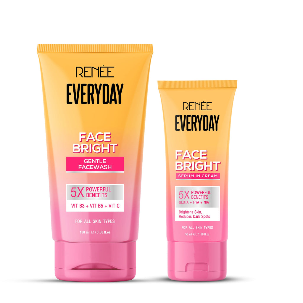 RENEE Everyday Face Bright Serum In Cream For Clear, Bright Skin, Pack of 2