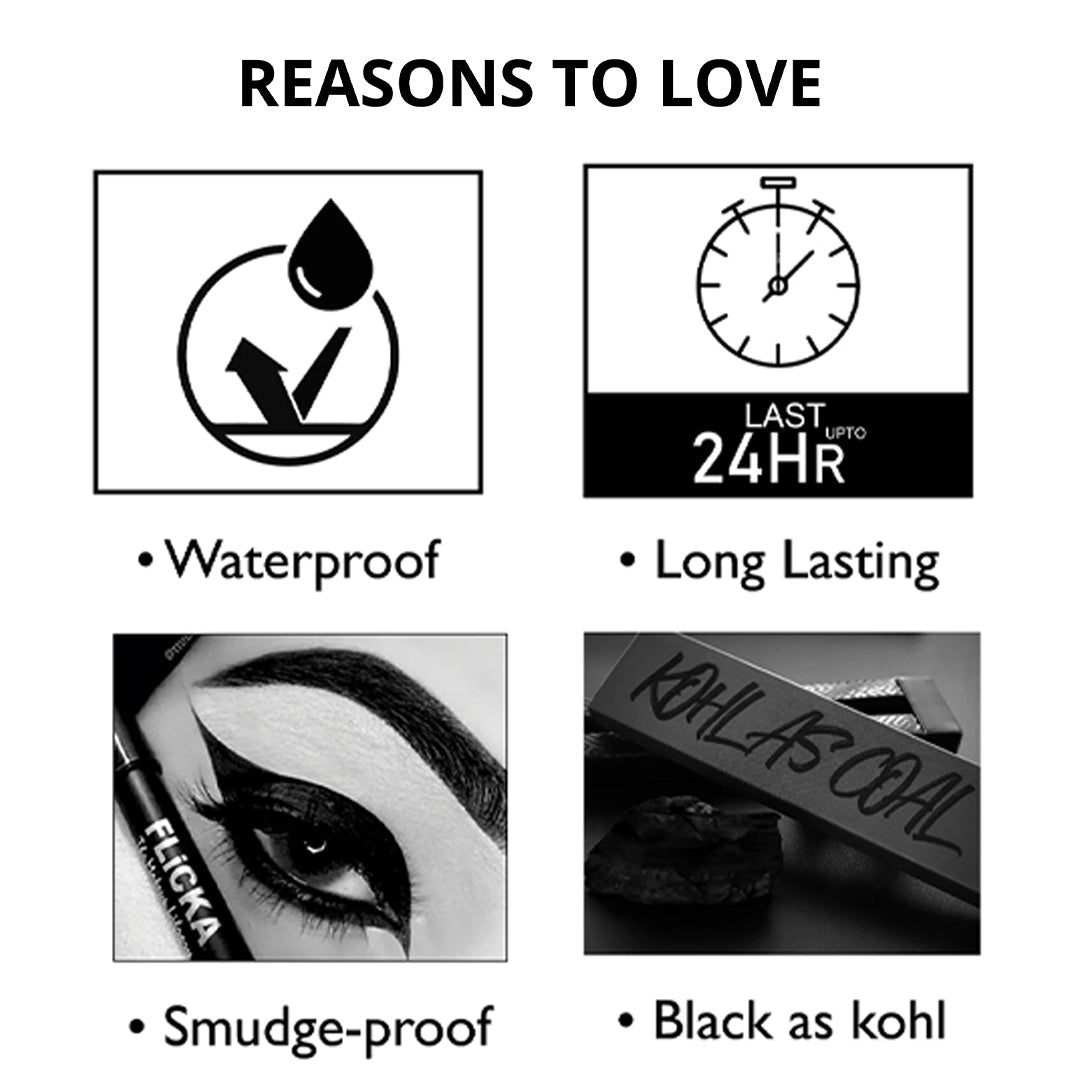 Flicka Kohl As Coal Eye Pencil Kajal