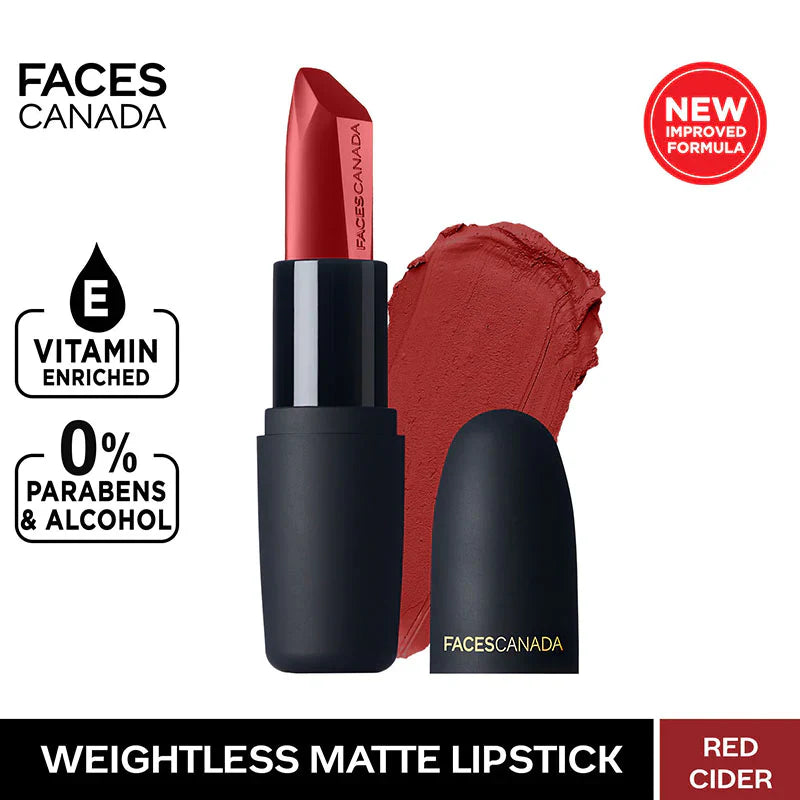 Faces Canada Weightless Matte Finish Lipstick (4.5gm)