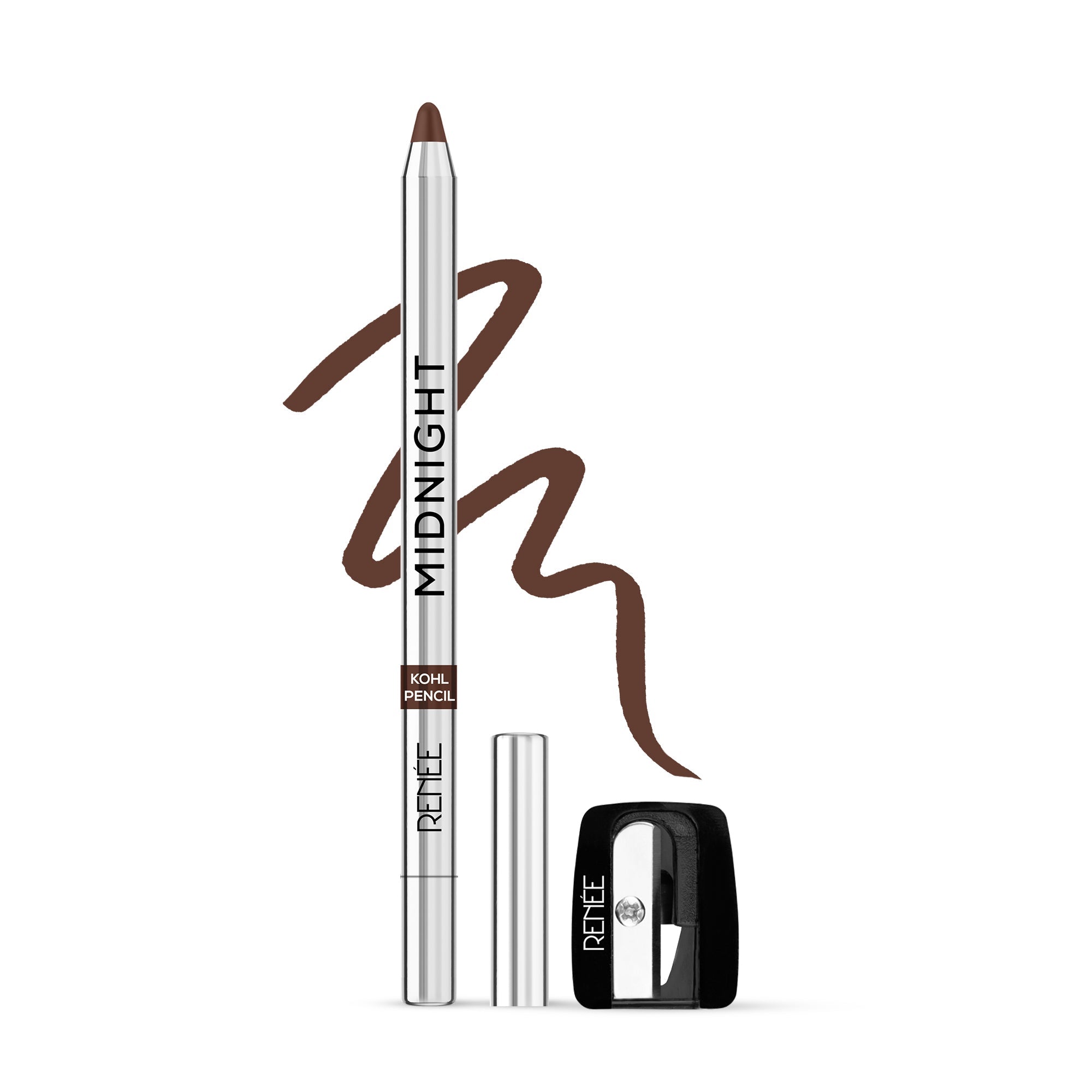 RENEE Midnight Kohl Kajal Pencil, 1.5g