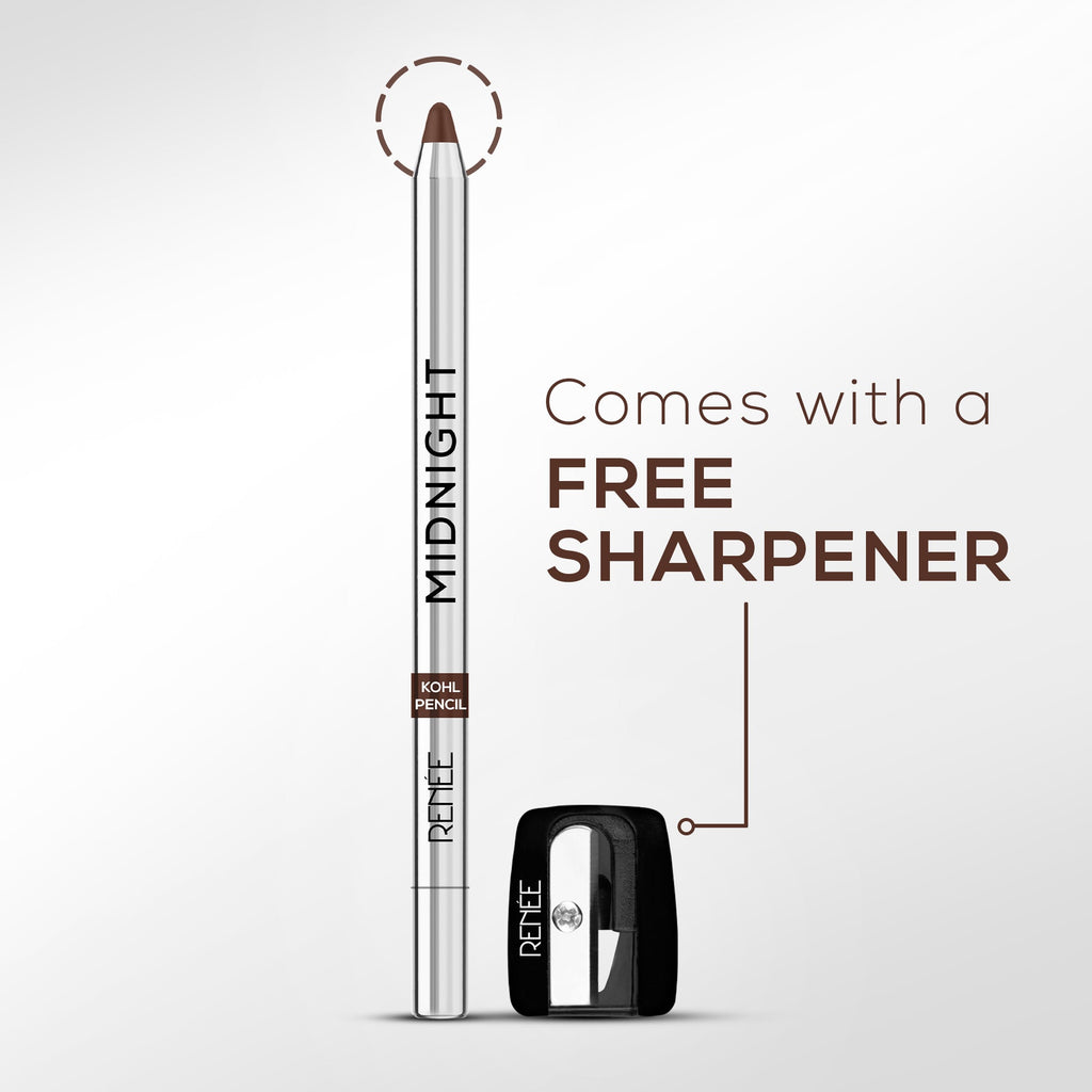 RENEE Midnight Kohl Kajal Pencil - 1.5 g