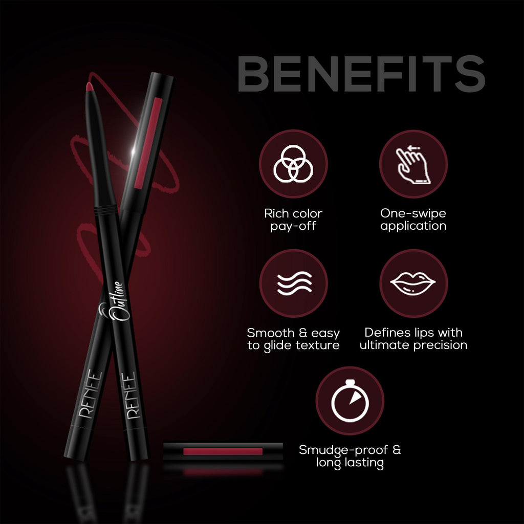 RENEE Outline Lip Liner, 0.35 g