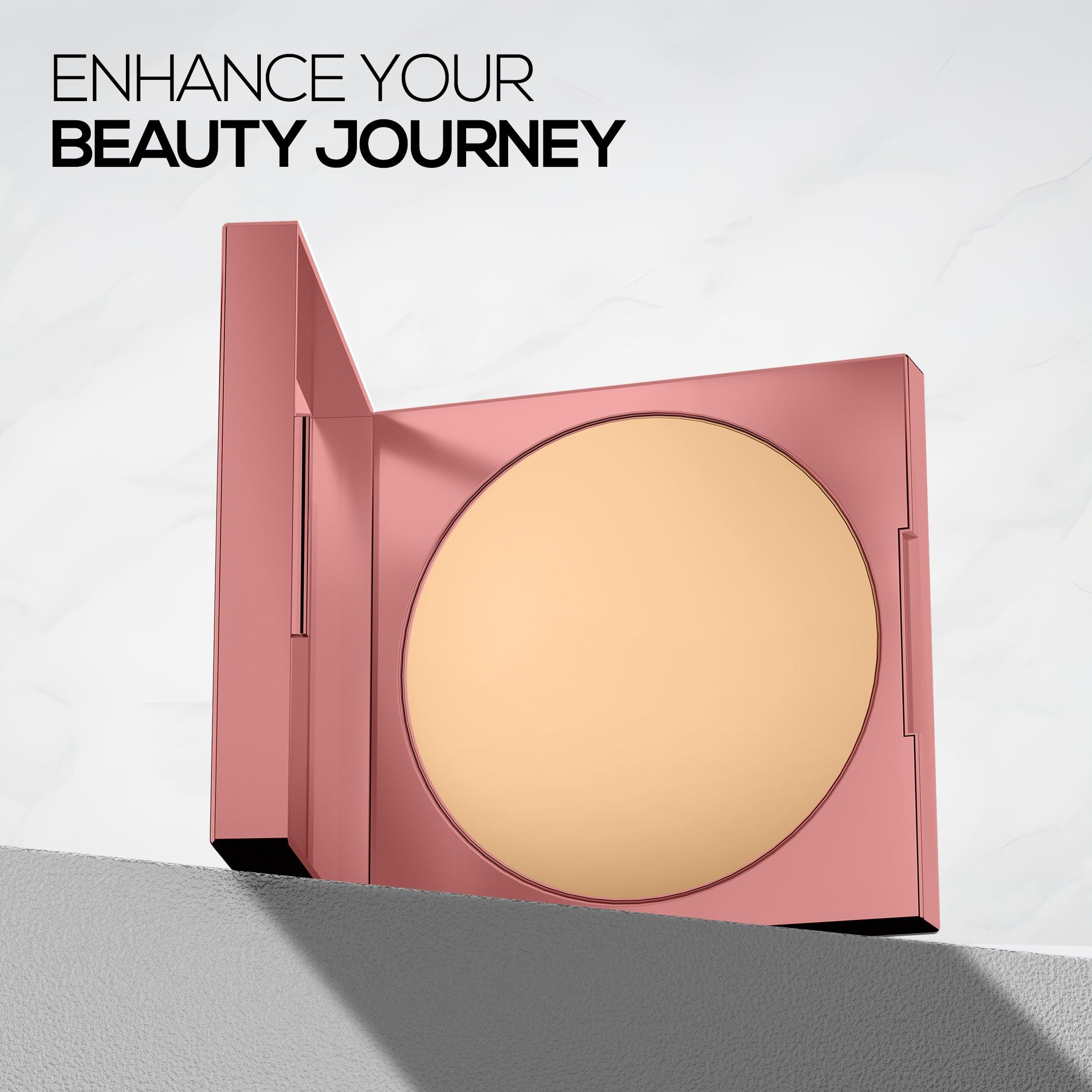 RENEE PRO Power Puff Compact Powder, 9 Gm