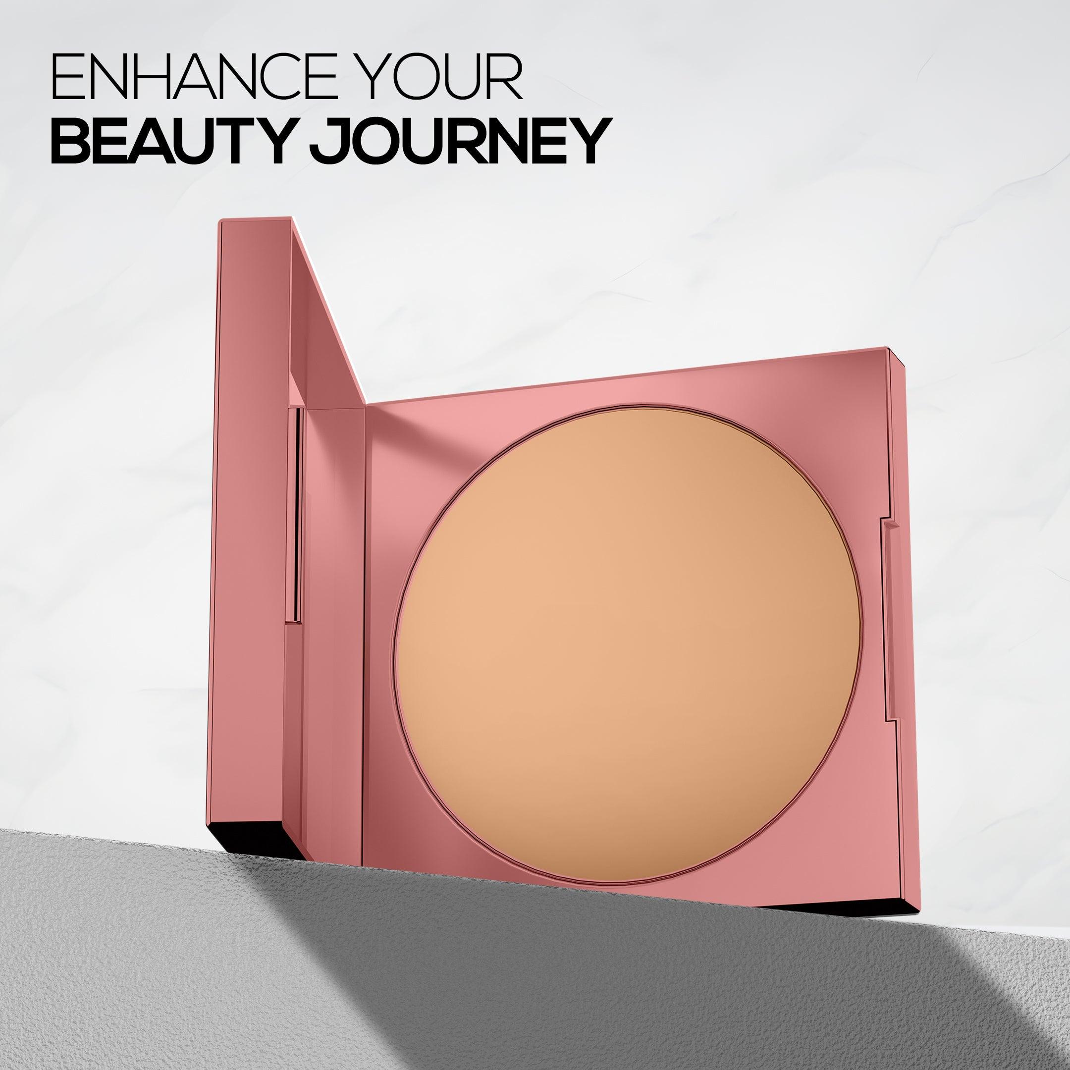 RENEE PRO Power Puff Compact Powder, 9 Gm