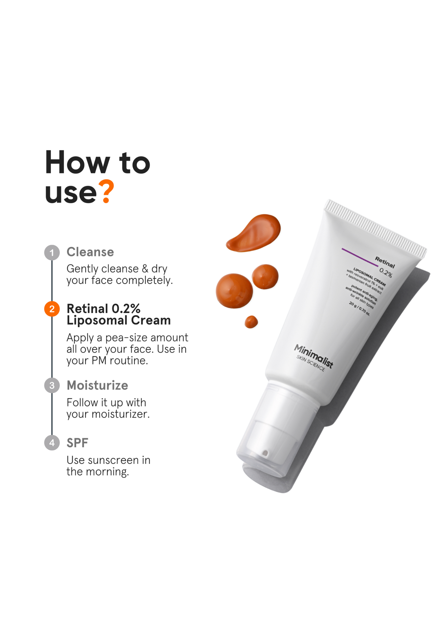 Minimalist Retinal 0.2% Liposomal Cream