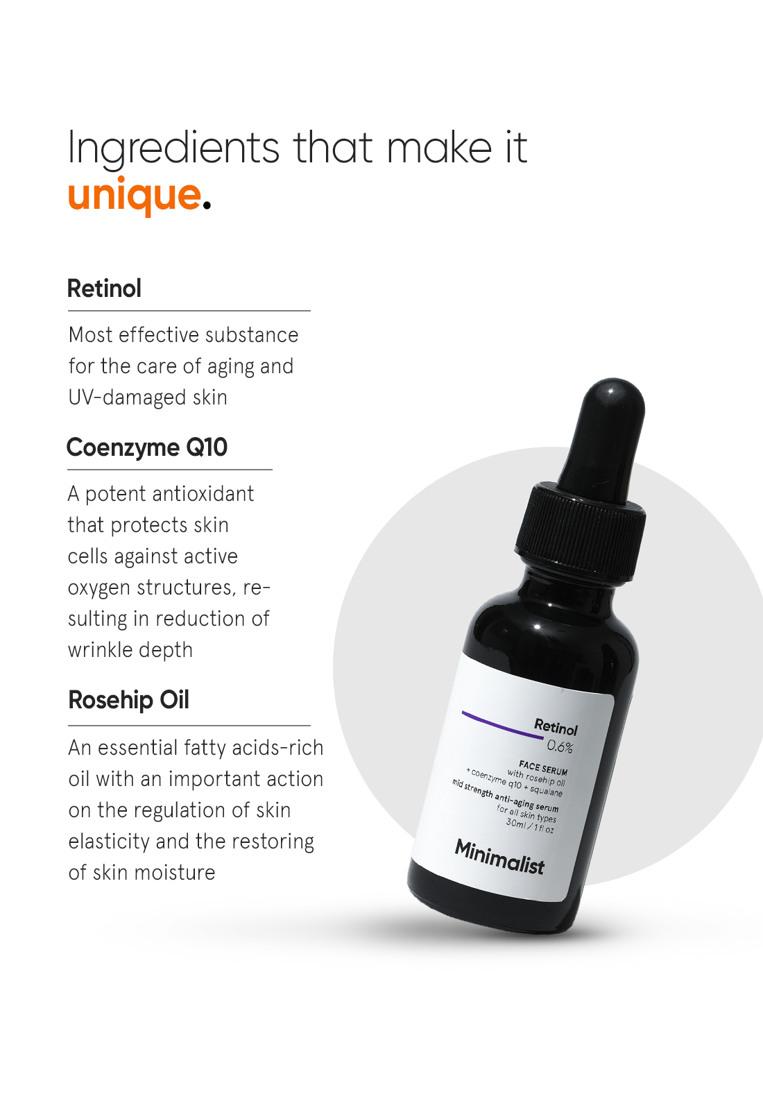 Minimalist Retinol 0.6% Face Serum