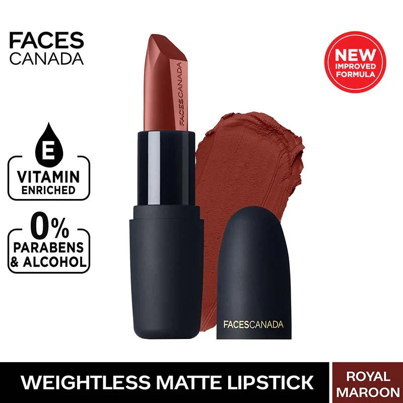 Faces Canada Weightless Matte Finish Lipstick (4.5gm)