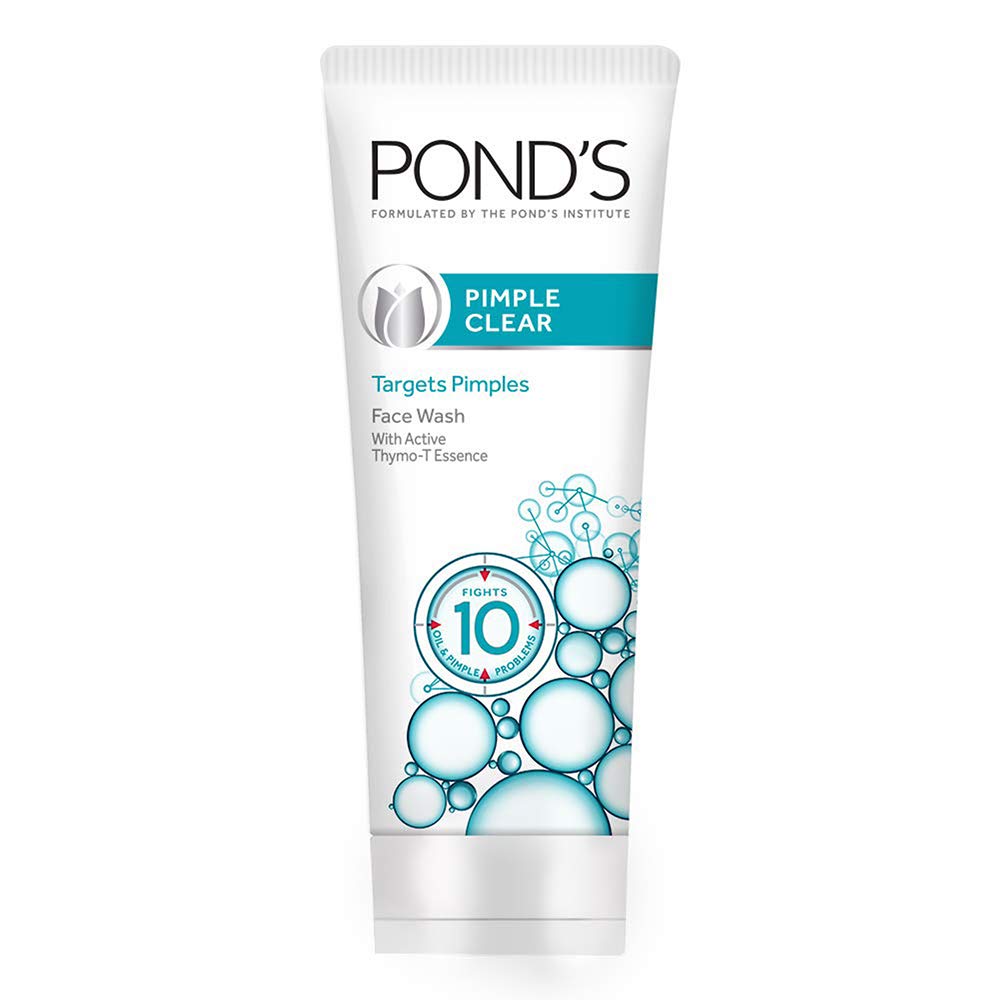 POND'S Pimple Clear Face Wash, Clears Pimple in 3 Days, (100gm)