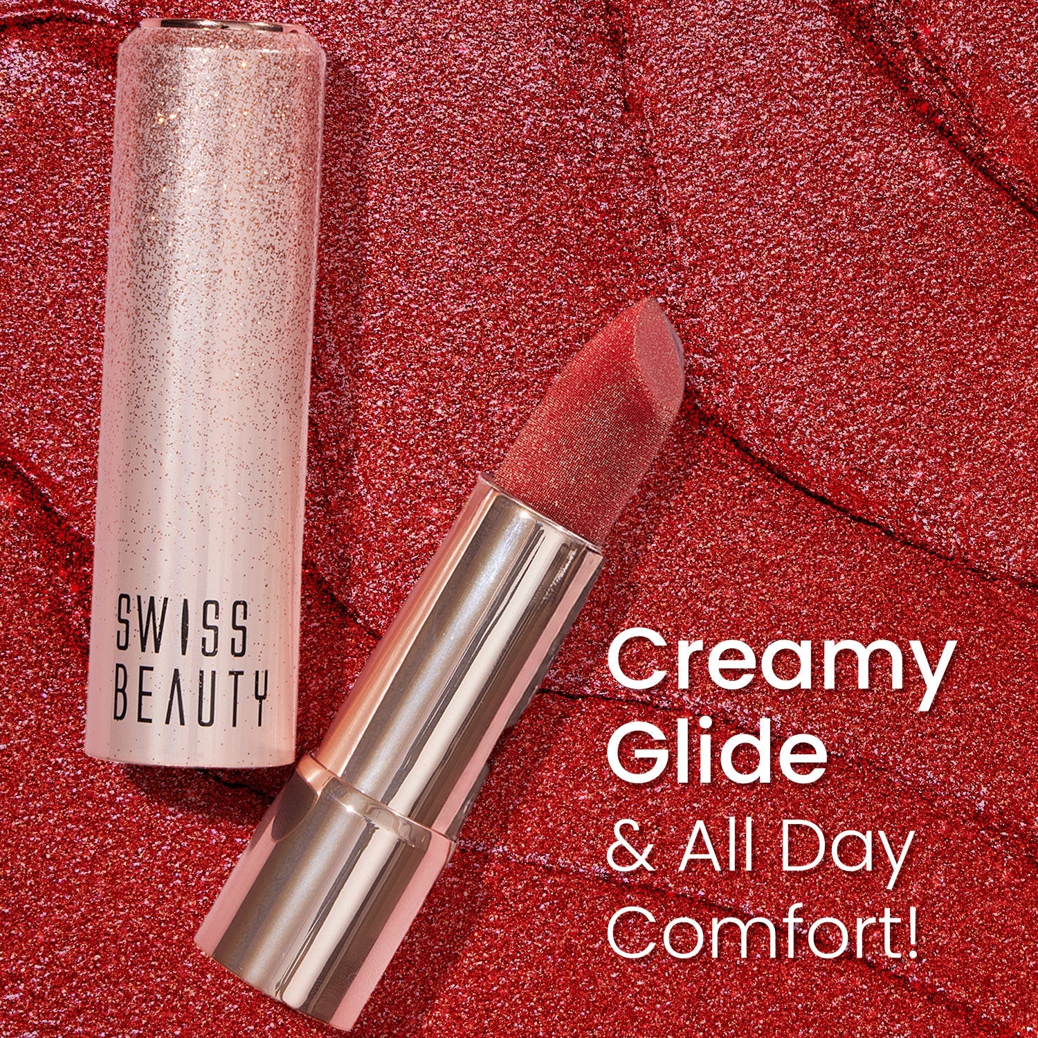 Swiss Beauty More Than Glitter Lipstick