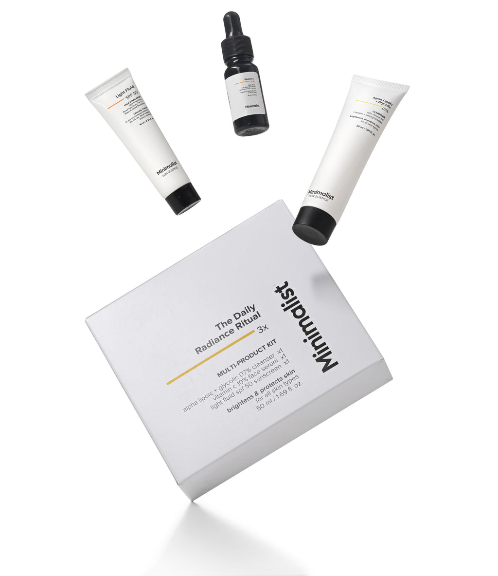 Minimalist The Daily Radiance Ritual 3x Kit 50ml