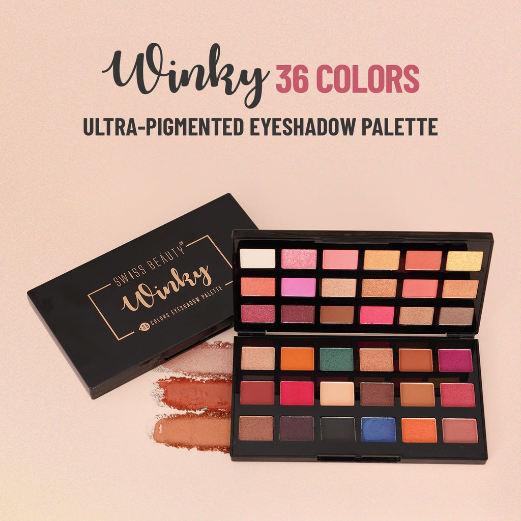 Swiss Beauty 36 Color Eyeshadow Palette