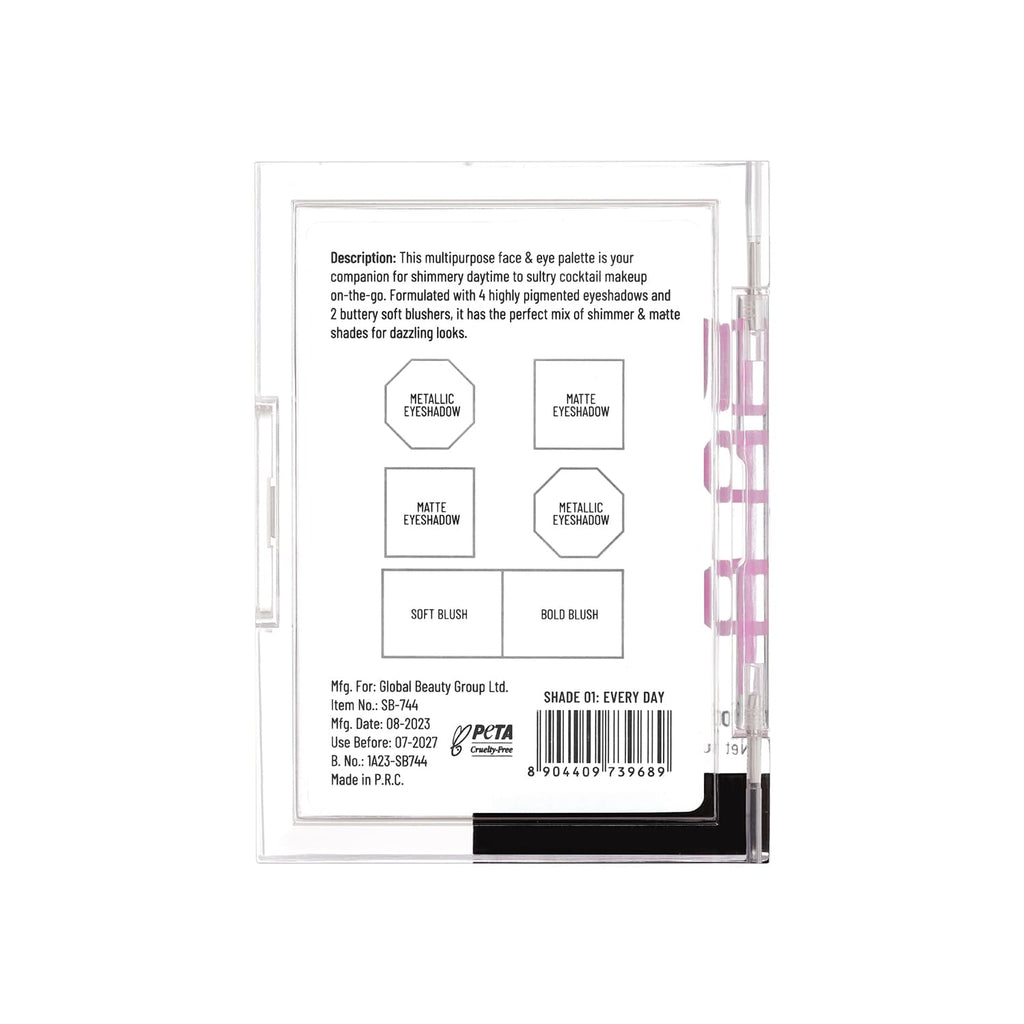 Swiss Beauty Dual Passport Face & Eye Palette