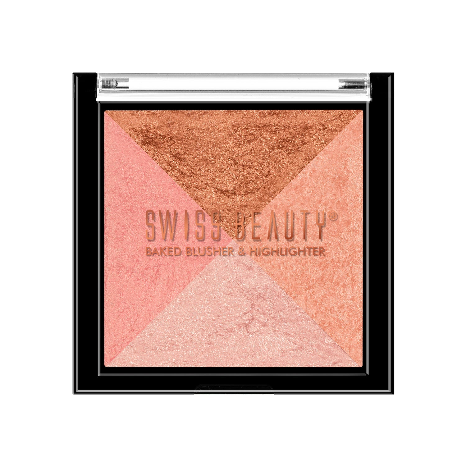 Swiss Beauty 2-in 1- Baked Blusher & Highlighter