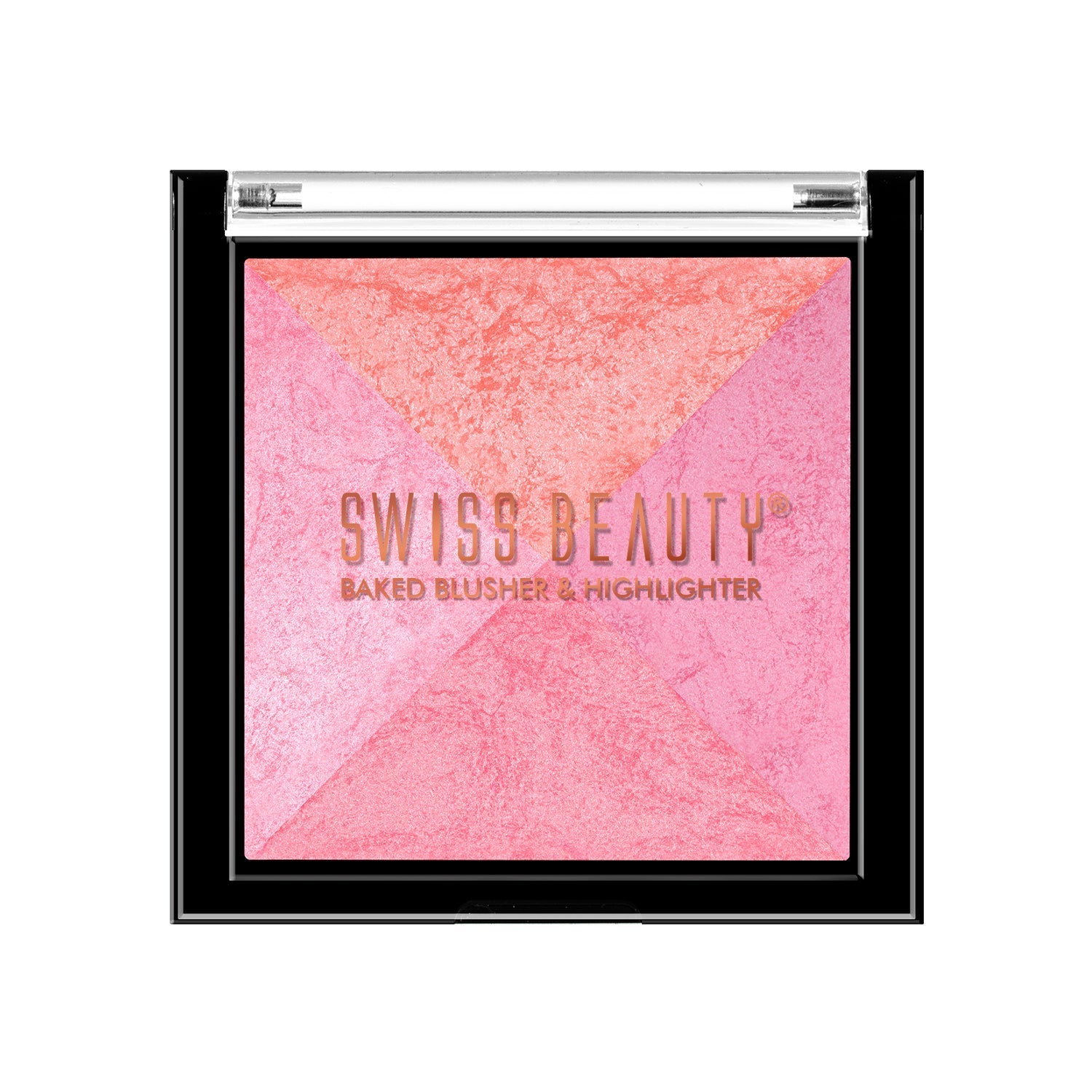 Swiss Beauty 2-in 1- Baked Blusher & Highlighter