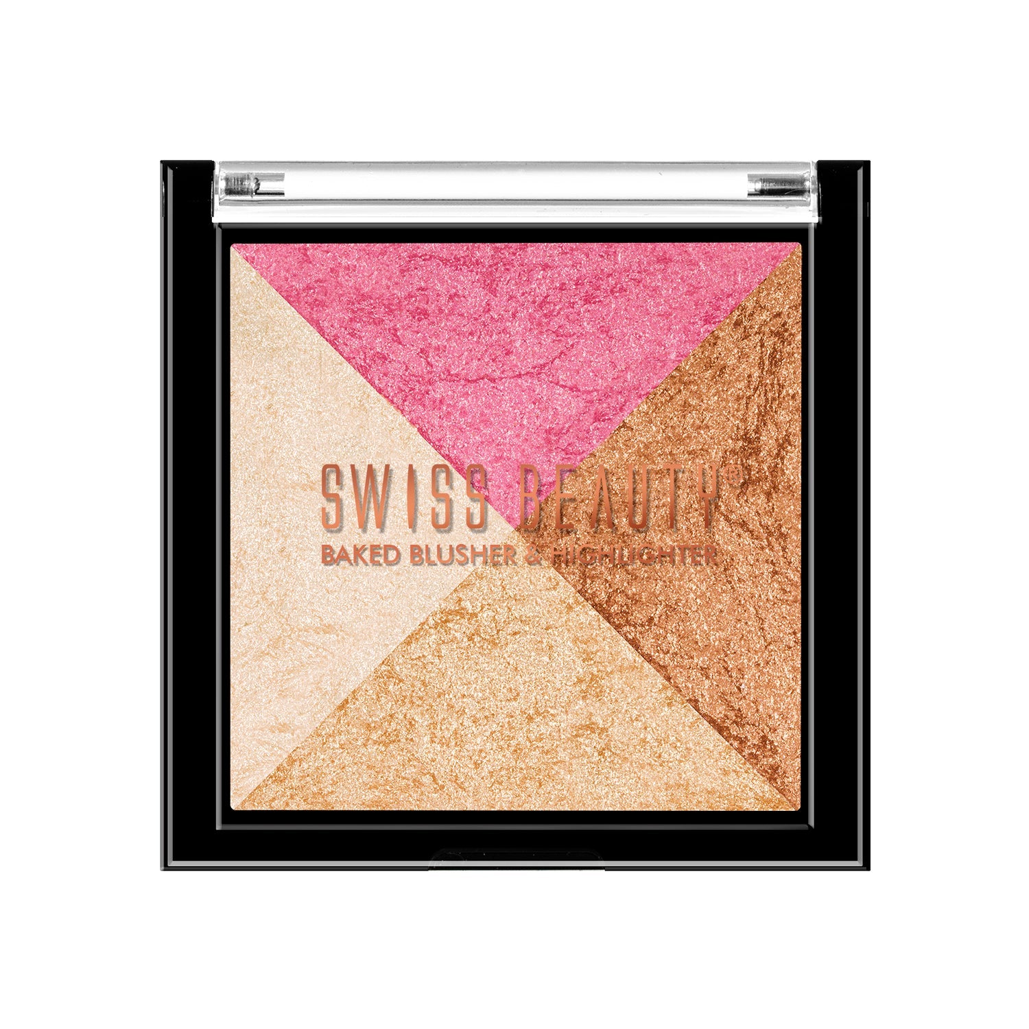 Swiss Beauty 2-in 1- Baked Blusher & Highlighter
