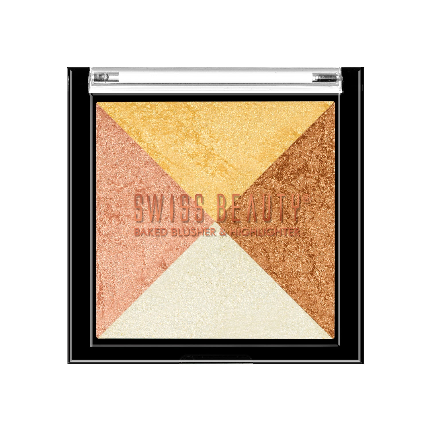 Swiss Beauty 2-in 1- Baked Blusher & Highlighter