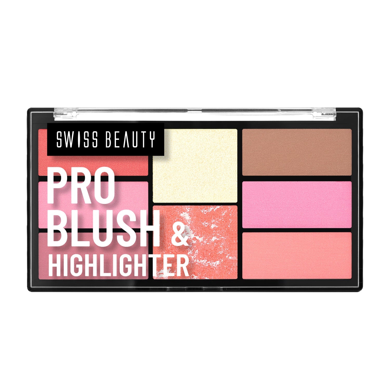 Swiss Beauty Pro Blush & Highlighter Palette