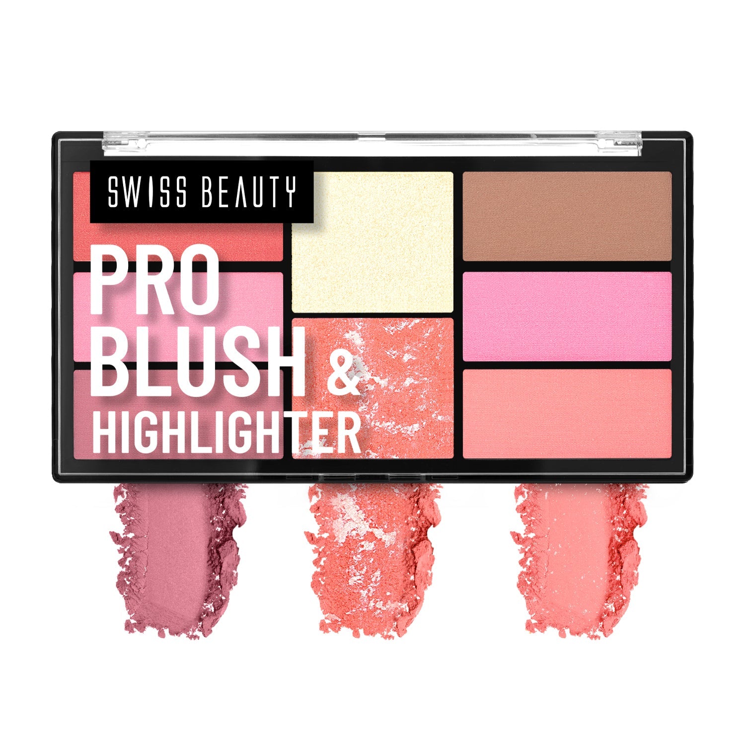 Swiss Beauty Pro Blush & Highlighter Palette