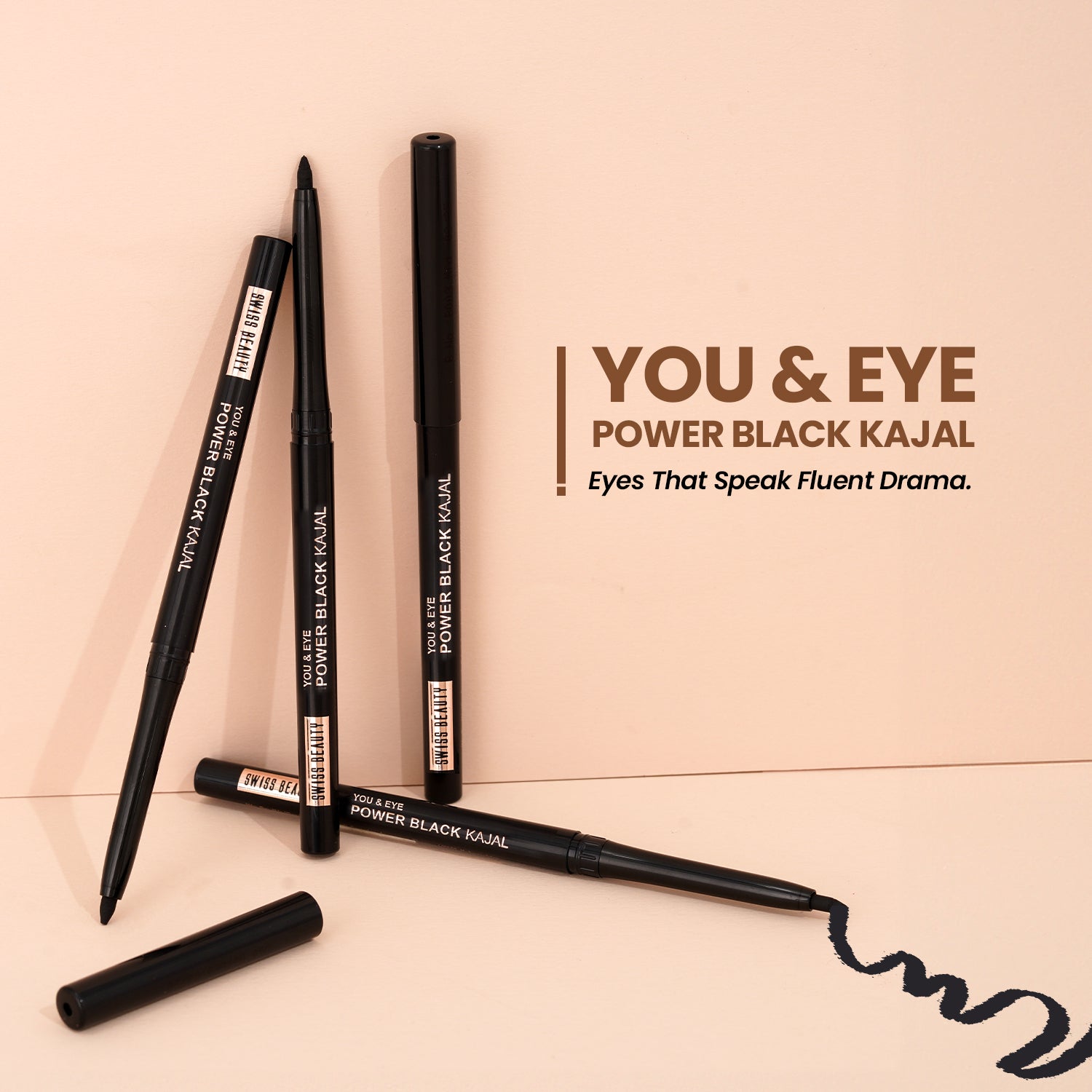 Swiss Beauty You & Eye Power Black Kajal