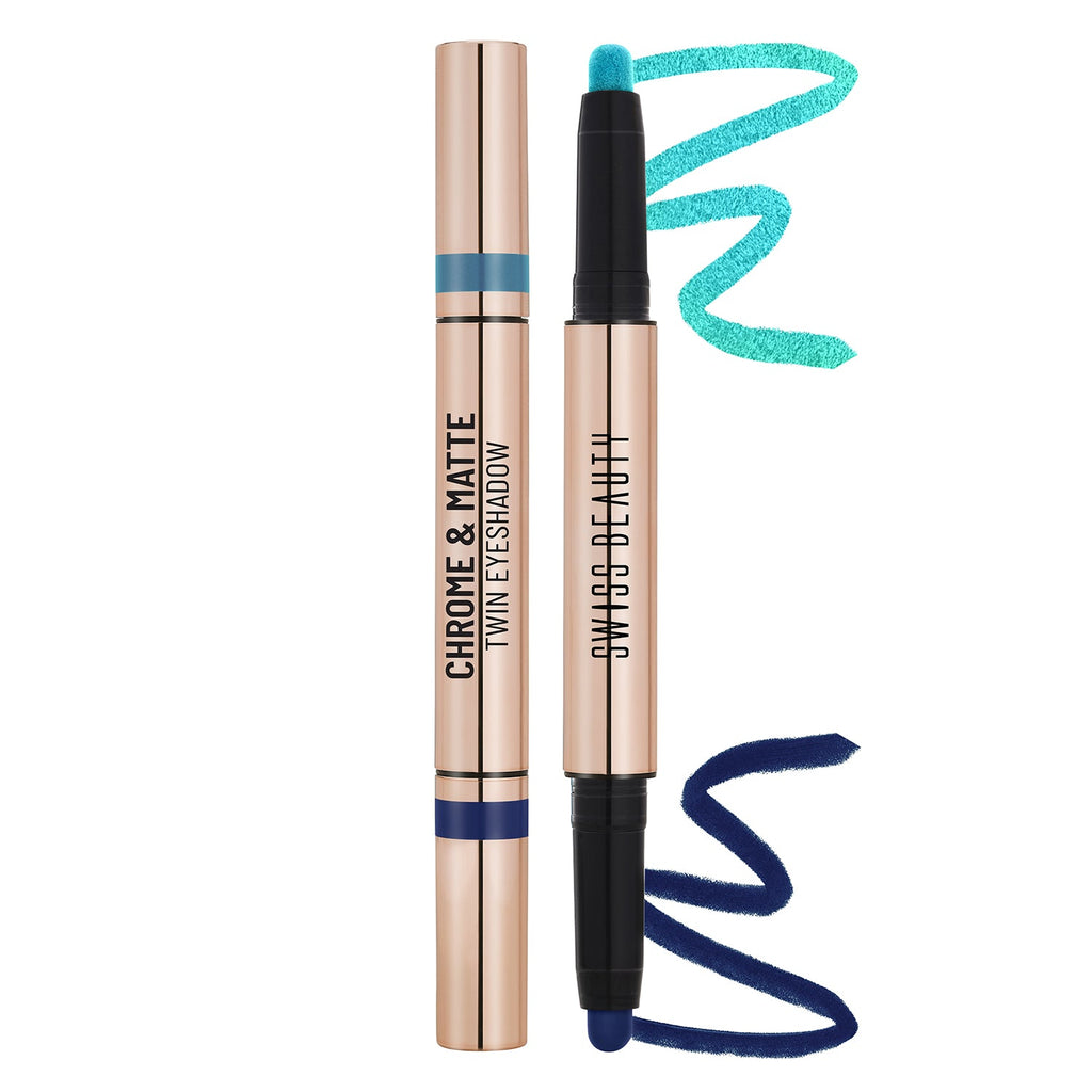 Swiss Beauty Chrome & Matte Twin Eyeshadow