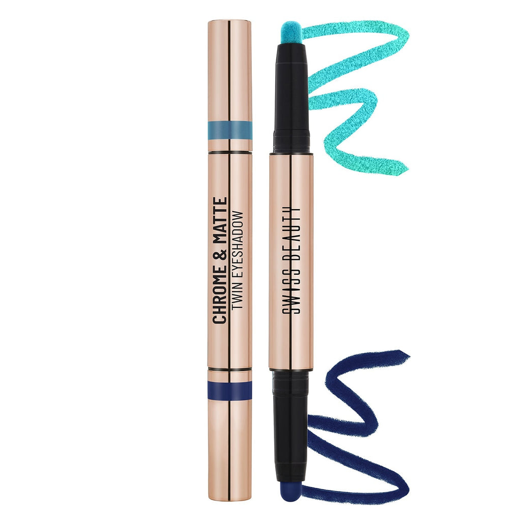 Swiss Beauty Chrome & Matte Twin Eyeshadow