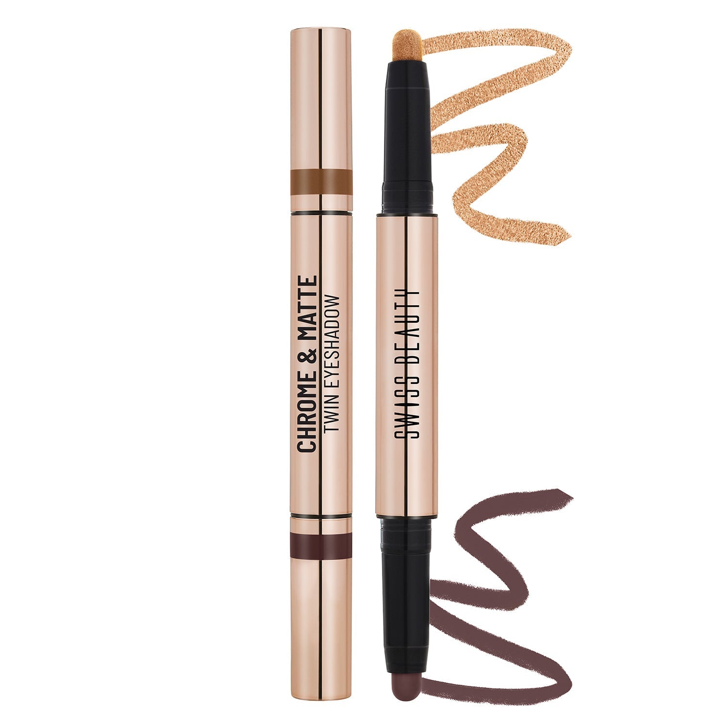 Swiss Beauty Chrome & Matte Twin Eyeshadow