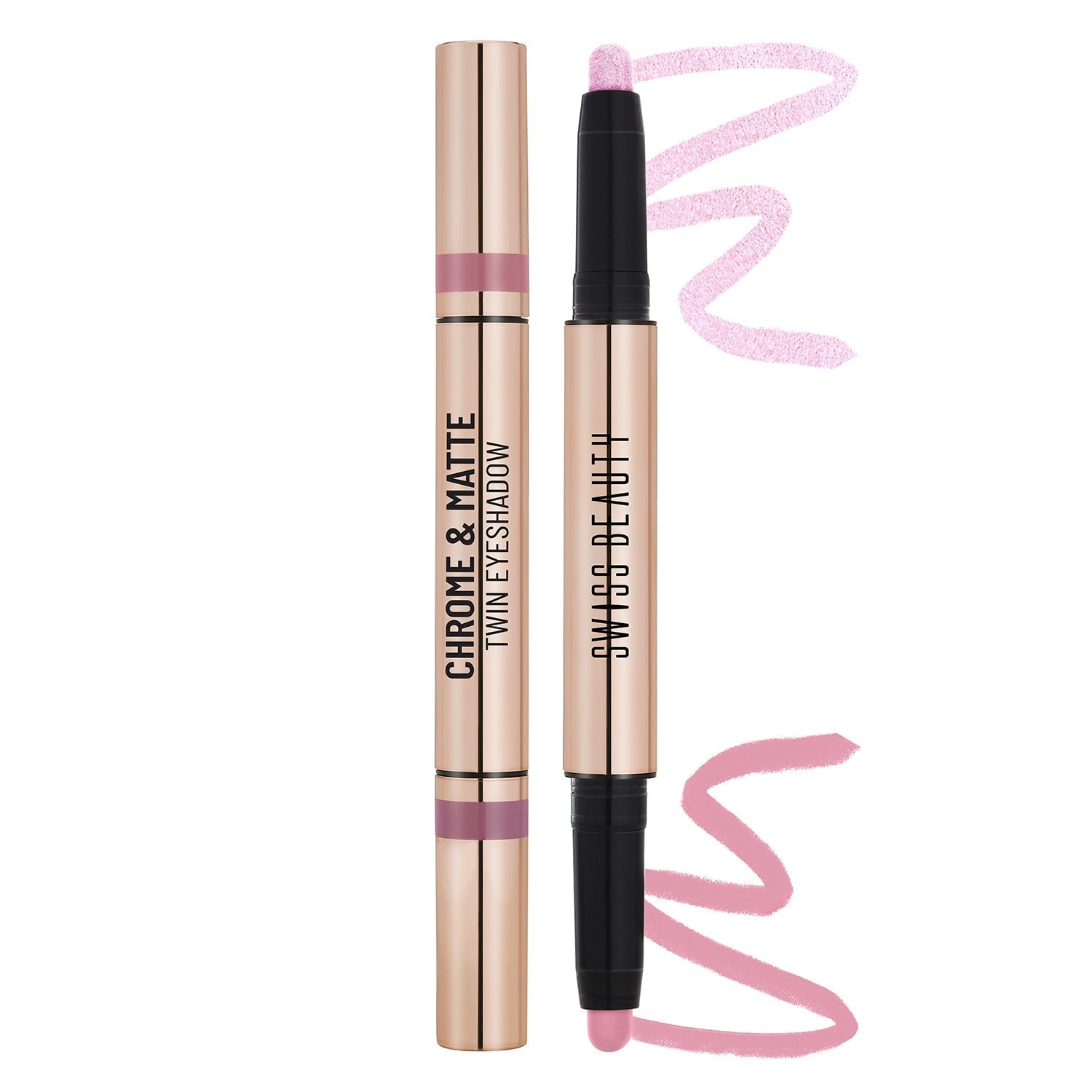 Swiss Beauty Chrome & Matte Twin Eyeshadow