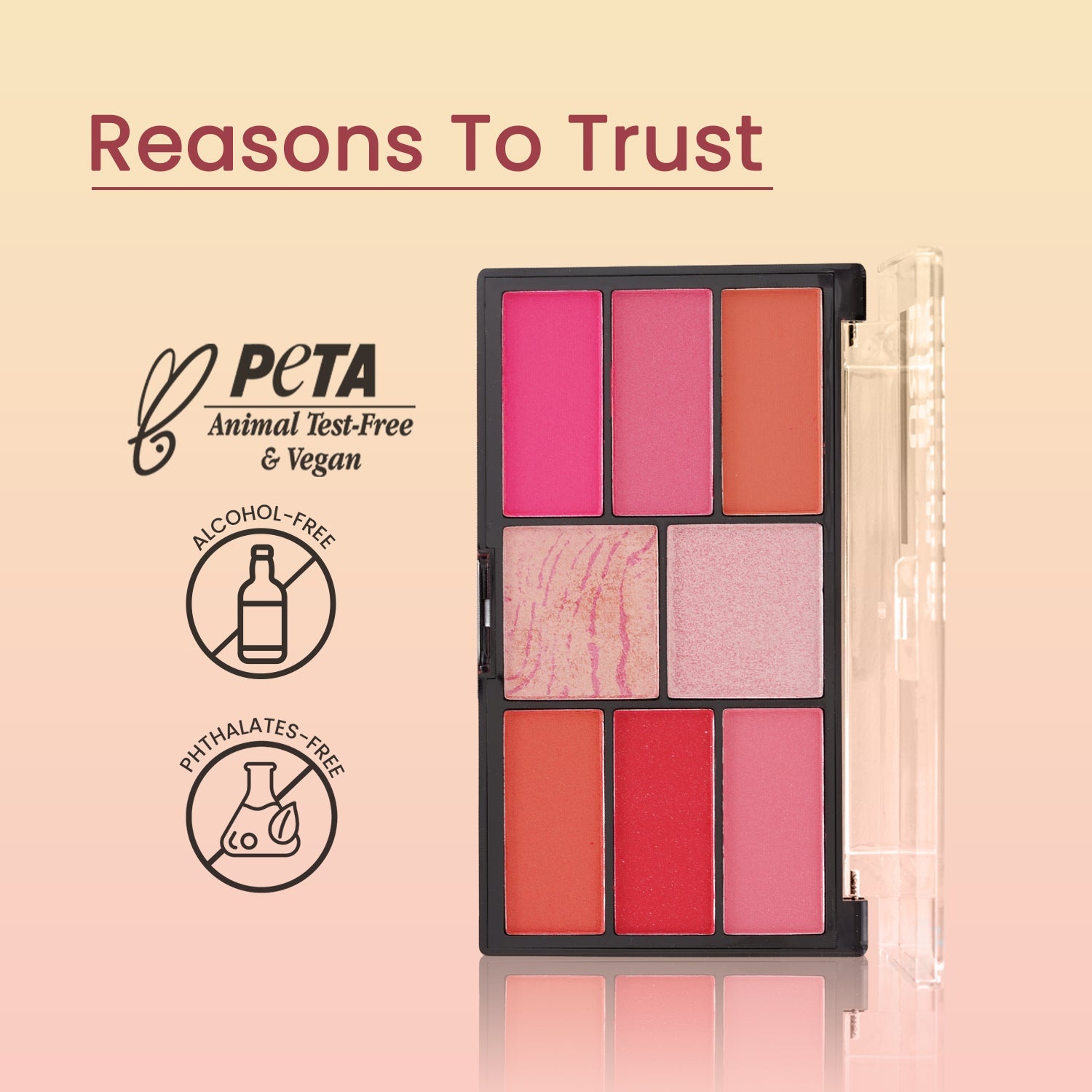 Swiss Beauty Pro Blush & Highlighter Palette
