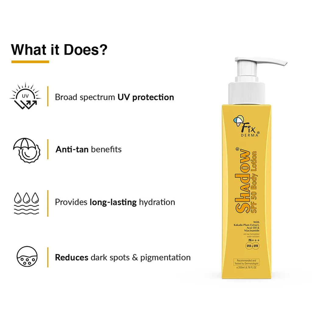 Fixderma Shadow SPF 50 Body Lotion