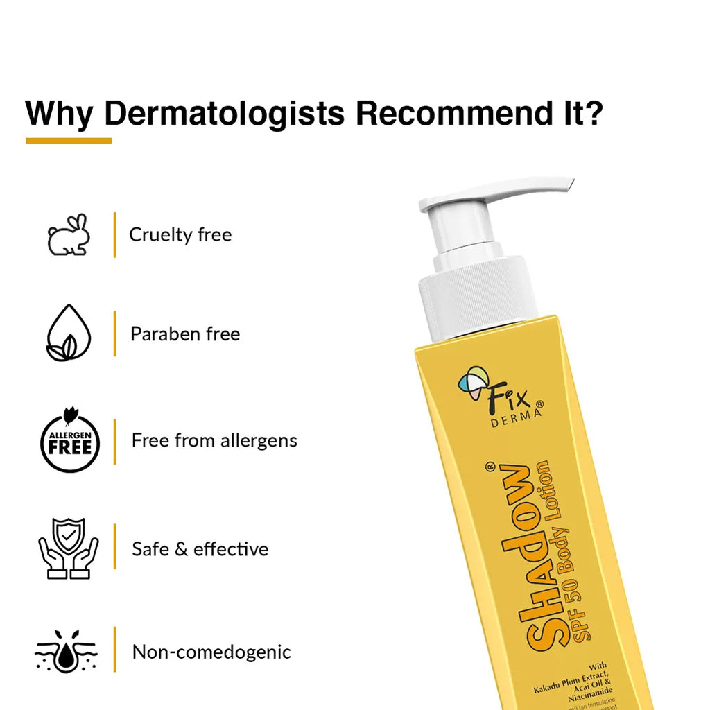 Fixderma Shadow SPF 50 Body Lotion