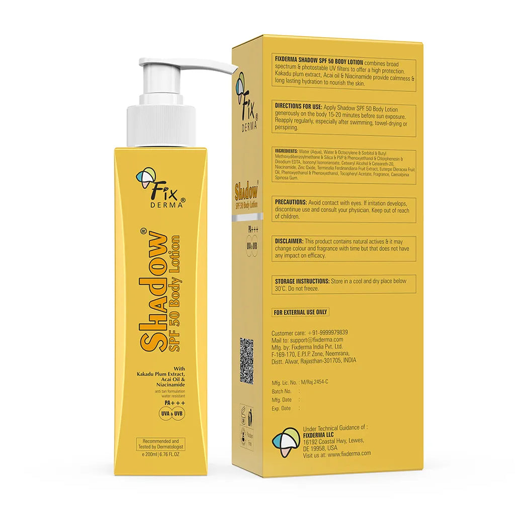 Fixderma Shadow SPF 50 Body Lotion